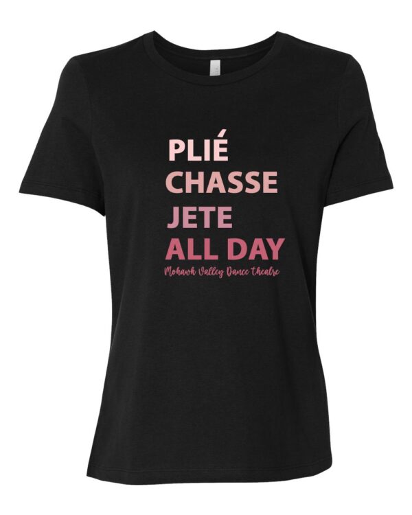 Women's Cut Tshirt - Black - 4 Designs