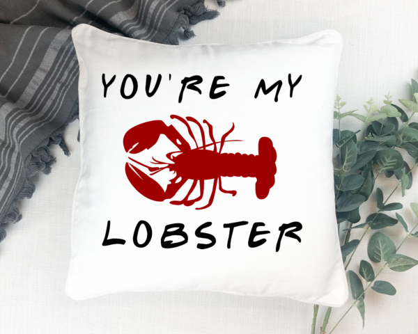 Friends Pillow Cover - You're My Lobster